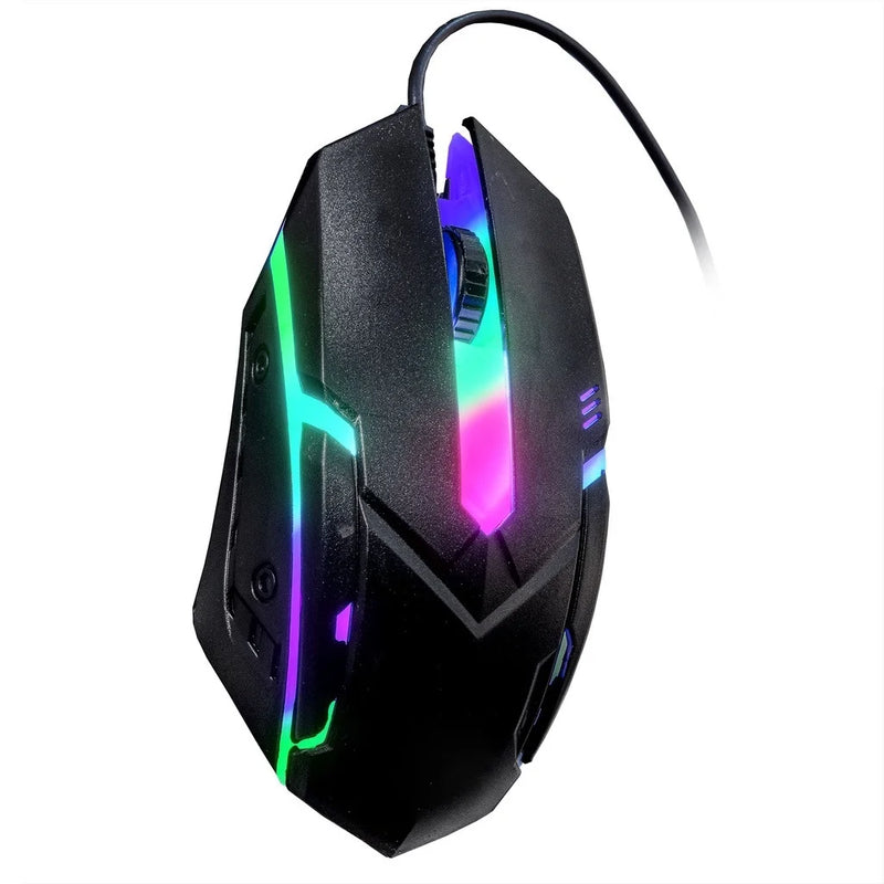 Kit Super Gamer - Teclado e Mouse Usb, Rgb Iluminado para jogos em PC